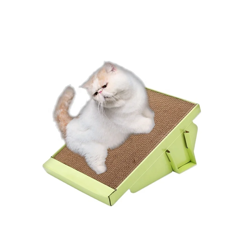 

Wholesale Cat Toy Cardboard Slide Pet Product Cat Scratcher board Promotional