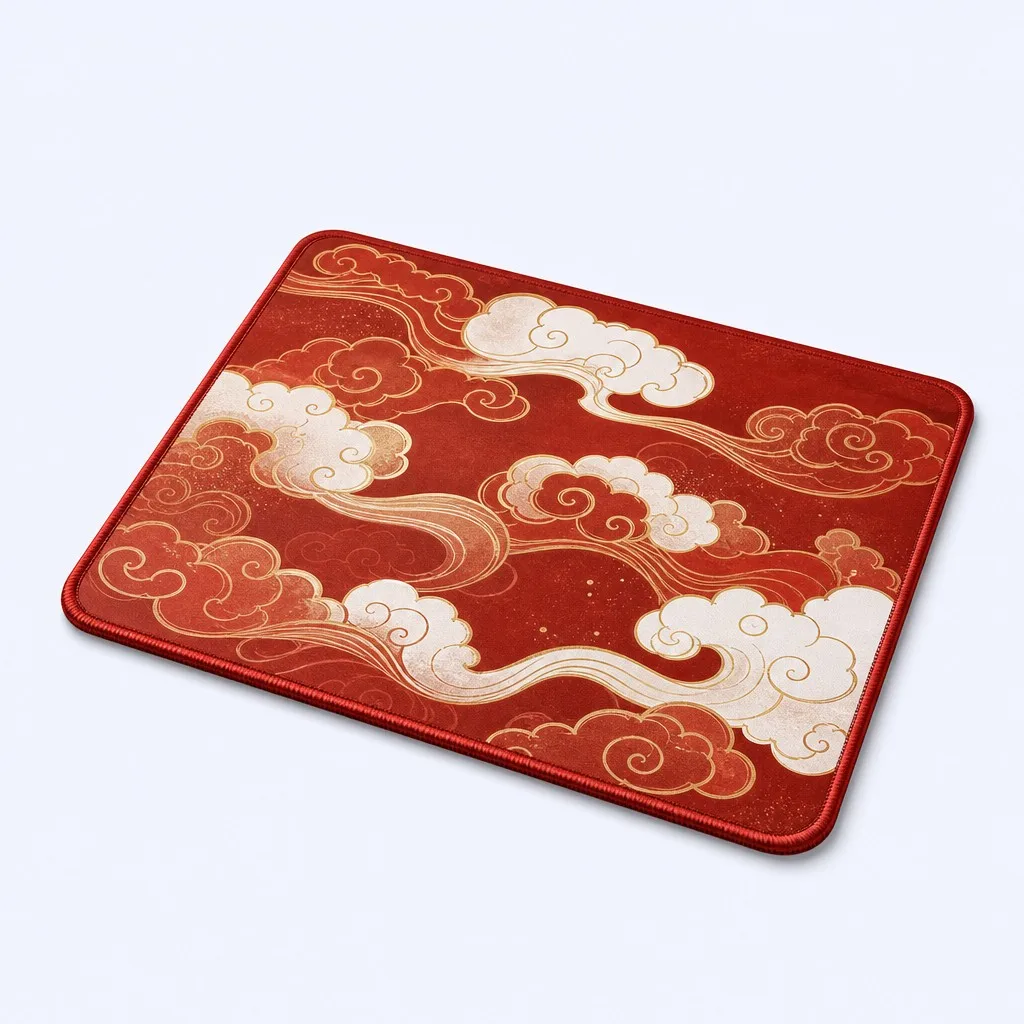 Auspicious Cloud Tapestry Desk Mat