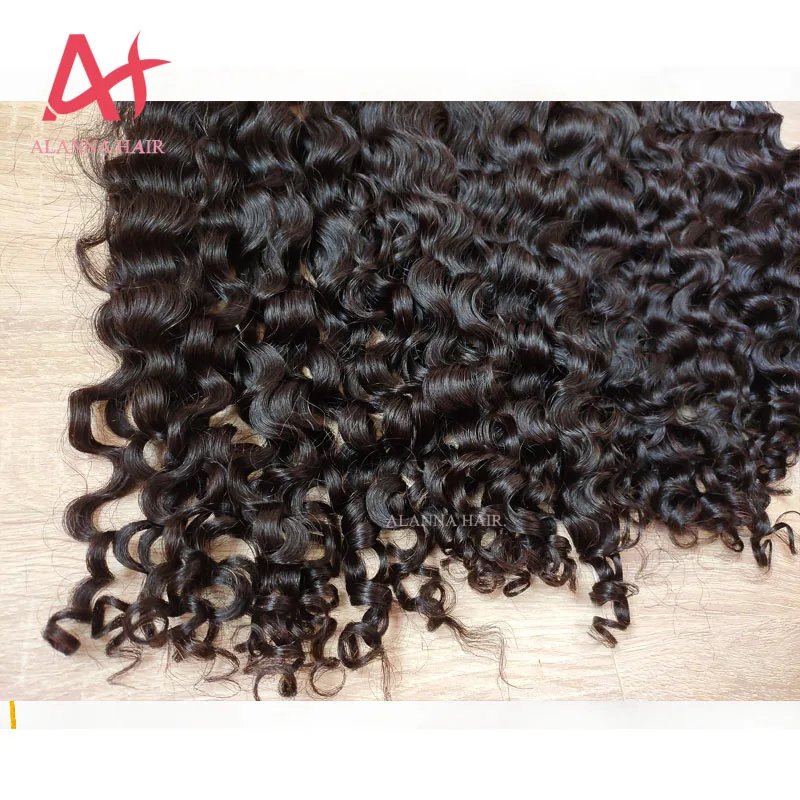 

Hot Selling Top Grade Raw Burmese Curly Hair 100% Full Cuticle Aligined Unprocessed Human Virgin Deep Wave Bundles
