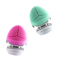 

lithium battery battery operated electric facial massager exfoliator silicone facial cleansing brush