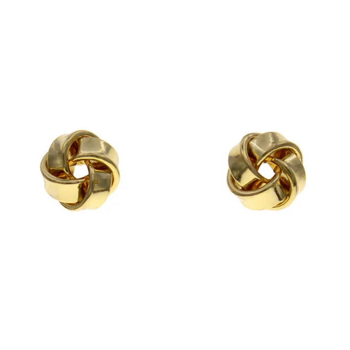 

OL love small stud earrings elegant tiny love knot earrings for women girls gold mini stud earrings jewelry, Picture