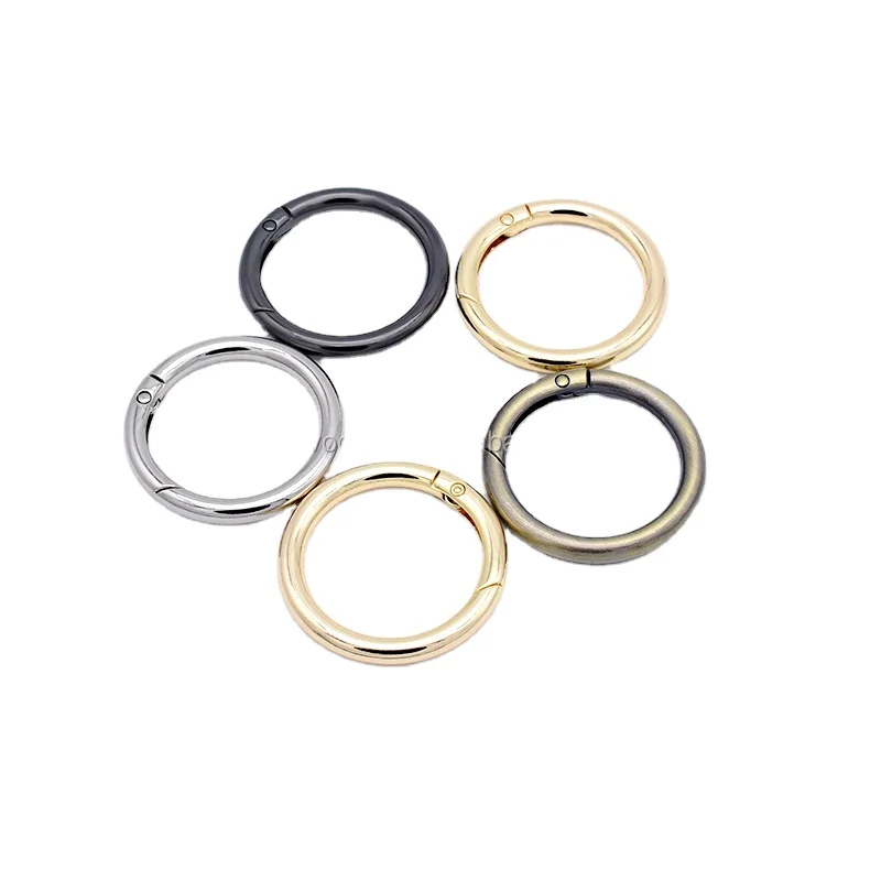 

Spring Gate Ring connector Closure O Rings Spring ring, Light gold, gunmetal, nickle