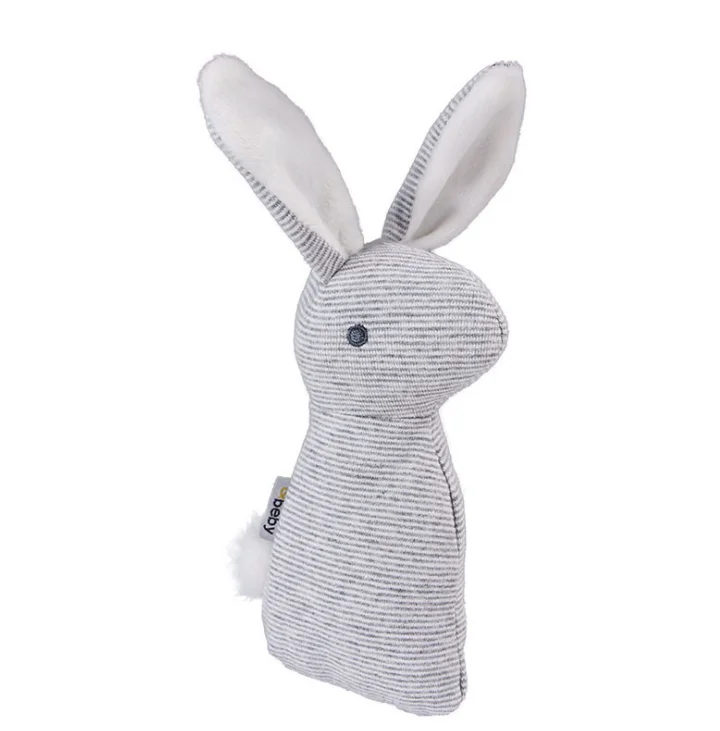 

baby color gray rabbit pet puppy squeaky toy for small dog