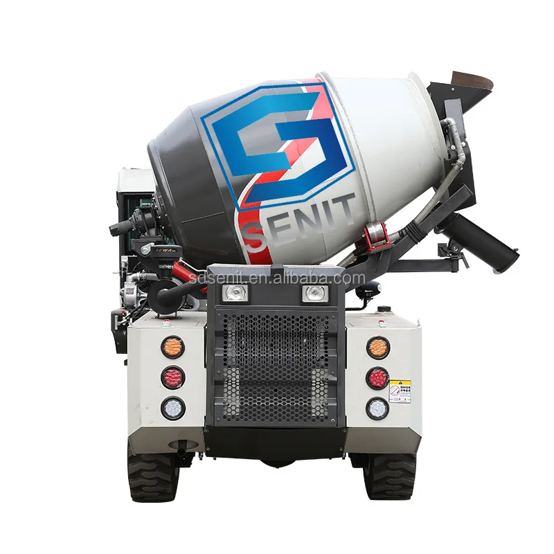 self loading concrete mixer