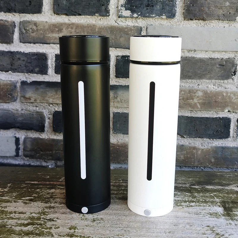 

New Product Display Temperature Intelligent Thermos Cup With Mobile Phone Holder, Customizable