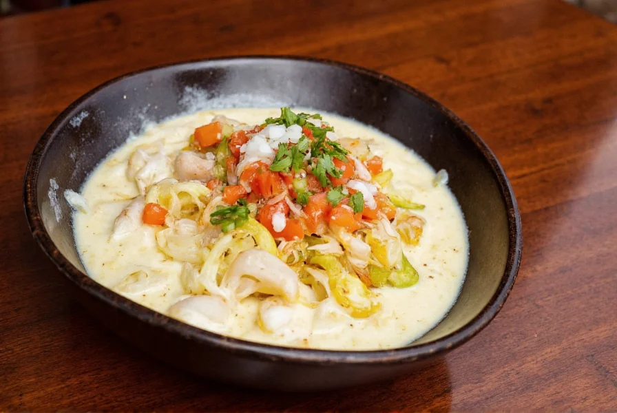 Peruvian dishes featuring aji amarillo sauce including causa, ceviche, and ají de gallina