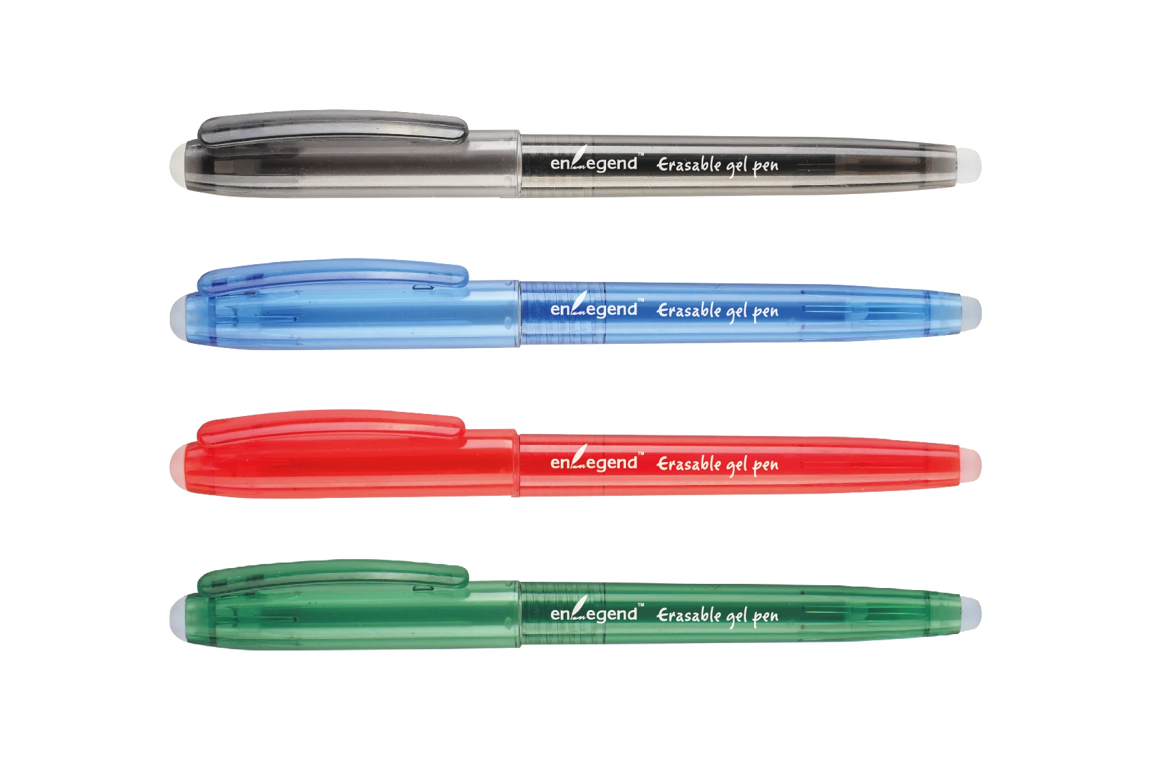 Hot Sale Classic Style Smooth Writing Erasable Gel Ink Pen With Rubber