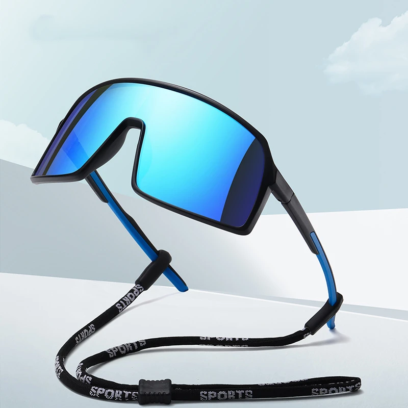 

High Quality Comfortable TR90 Big Frame Women Men Polarized Sports Sunglasses
