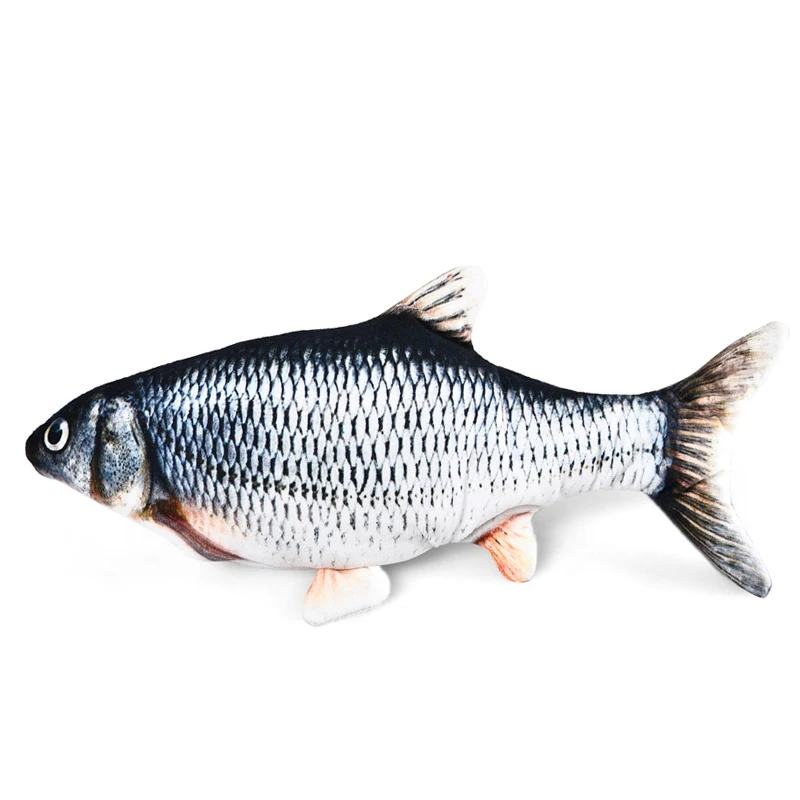 

2020 New Electric Funny Realistic Flopping USB charging Fish Cat Toy, As picture