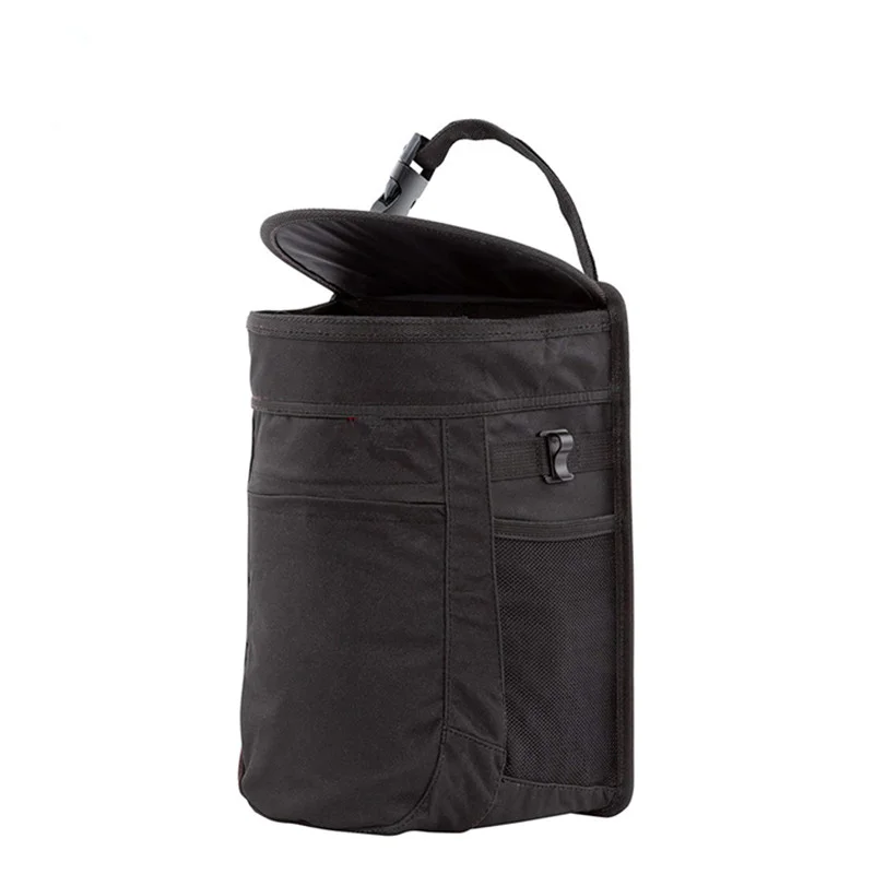 
Spill-Proof Car Trash Can | 2.5 Gallon Hanging Garbage Bin with Odor Blocking Technology, Removable Liner 