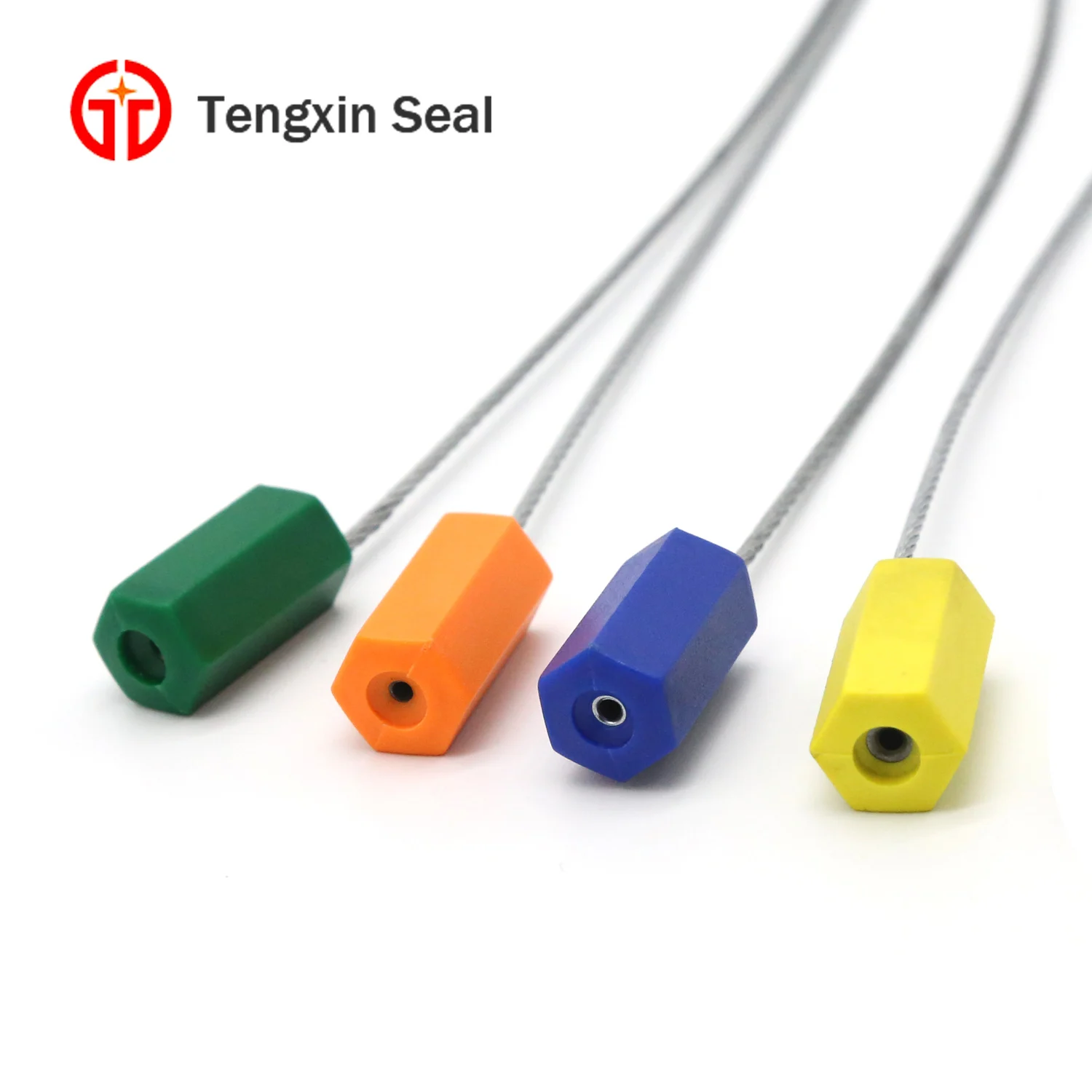 

TXCS 201 ABS Plastic Wire Hexagonal Lock Head Security Cable Seal, Red, bule, yellow, orange or customized