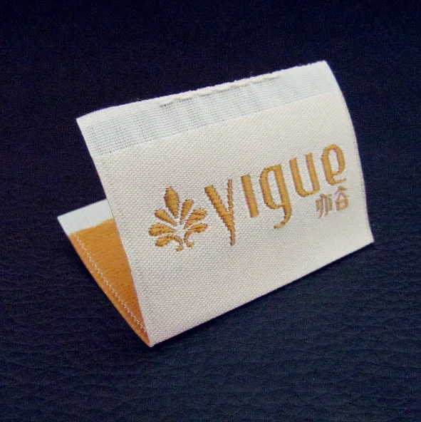 

Fashion Clothes Tag Clothing Woven neck Label Custom Garment Woven Fabric Label, Custom color