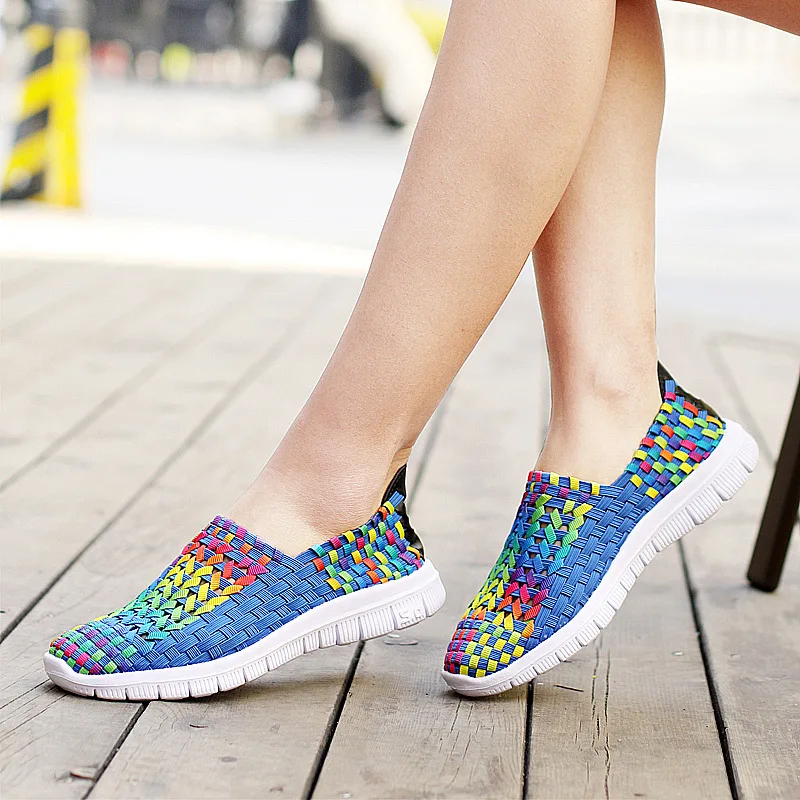 

Summer New Style Mesh Breathable Casual Sports Jogging Shoes Women's Mesh Sneaker, Shown