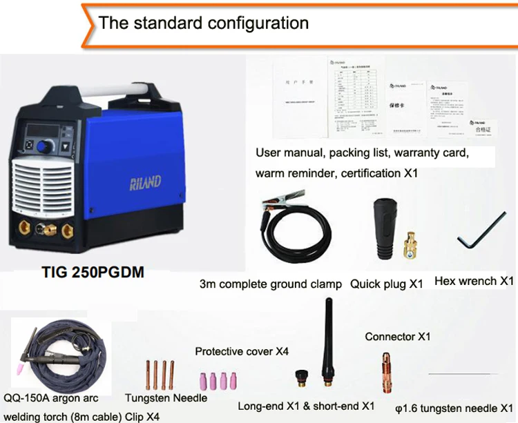 Rilon Tig 250pgdm Argon Dc Inverter Tig Welding Machine With Price Buy Tig Welding Machine
