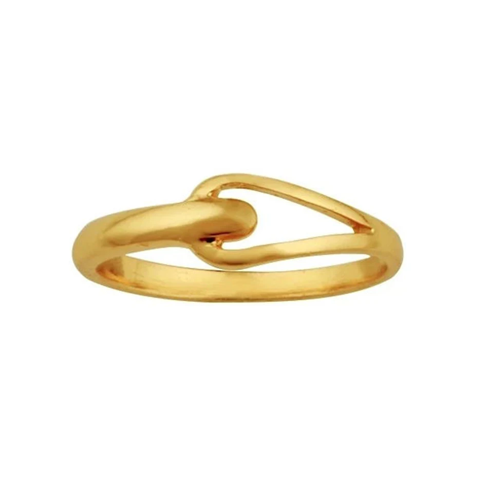 

Fine Jewelry 925 Sterling Silver Wholesale 18K Gold Plated Loop Ring Gold ring for women