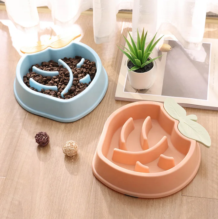 2022 HOT SALE Anti Gulping Dogs Slow Bowl Feeder For Fast Eaters Fun Dog Bowl
