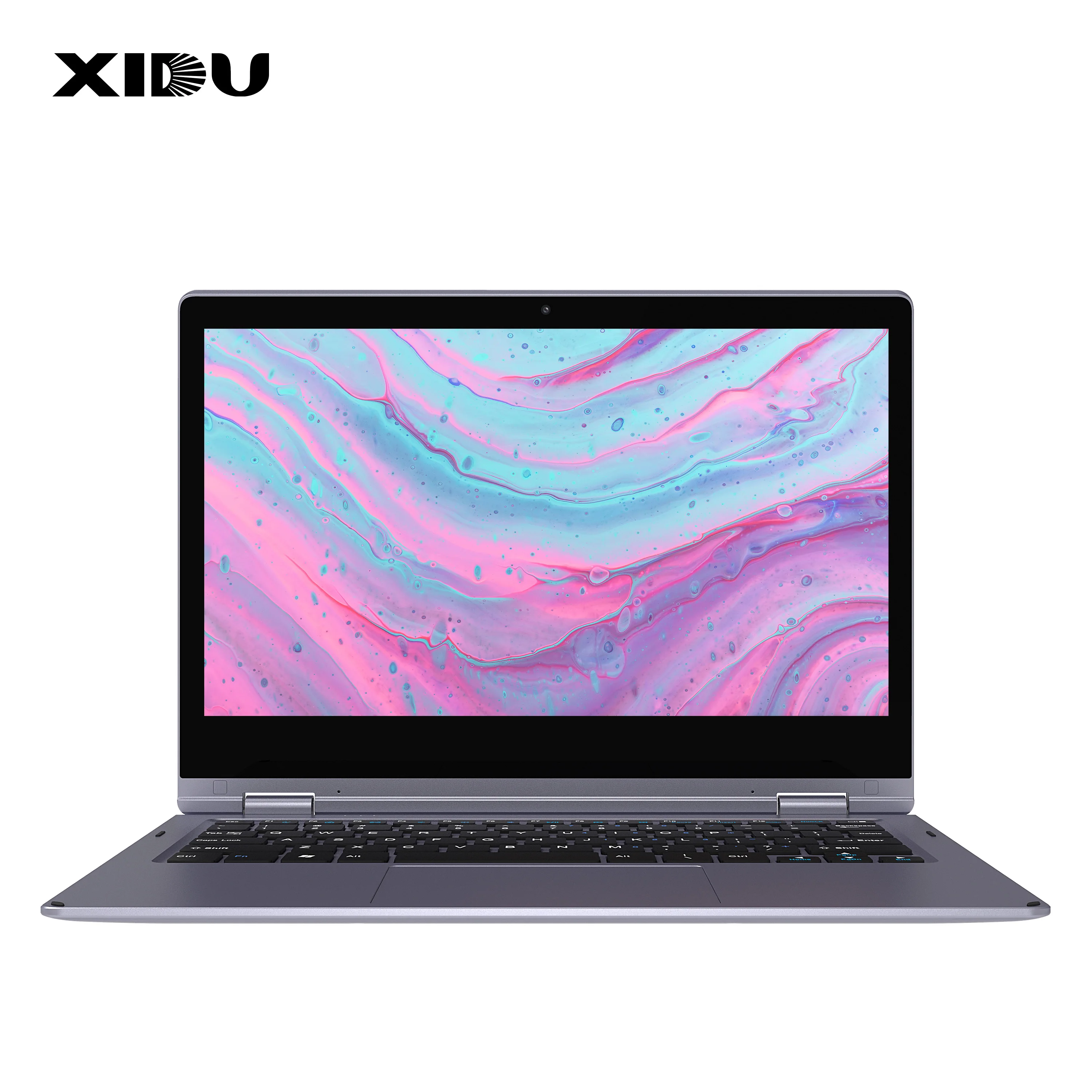 

XIDU 11.6 Inch 2560*1440 Touch screen 6GB+128GB SSD Intel Dual Core 360 Degree Flip Cheap Student Mini Laptops, Silver, black, and customize