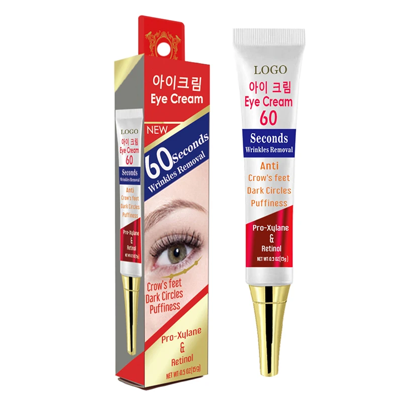 

OEM Eye Cream retinol Firming Anti Puffiness Aging Wrinkles Remove Dark Circles Moisturizing Skin Care Korean cosmetics