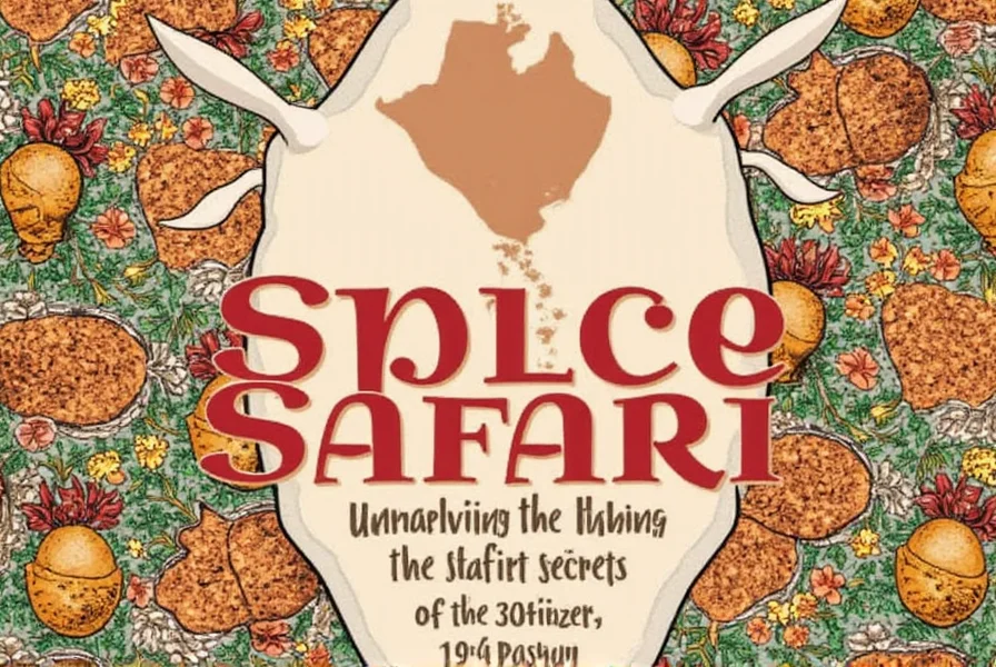 Map of Africa highlighting major spice regions