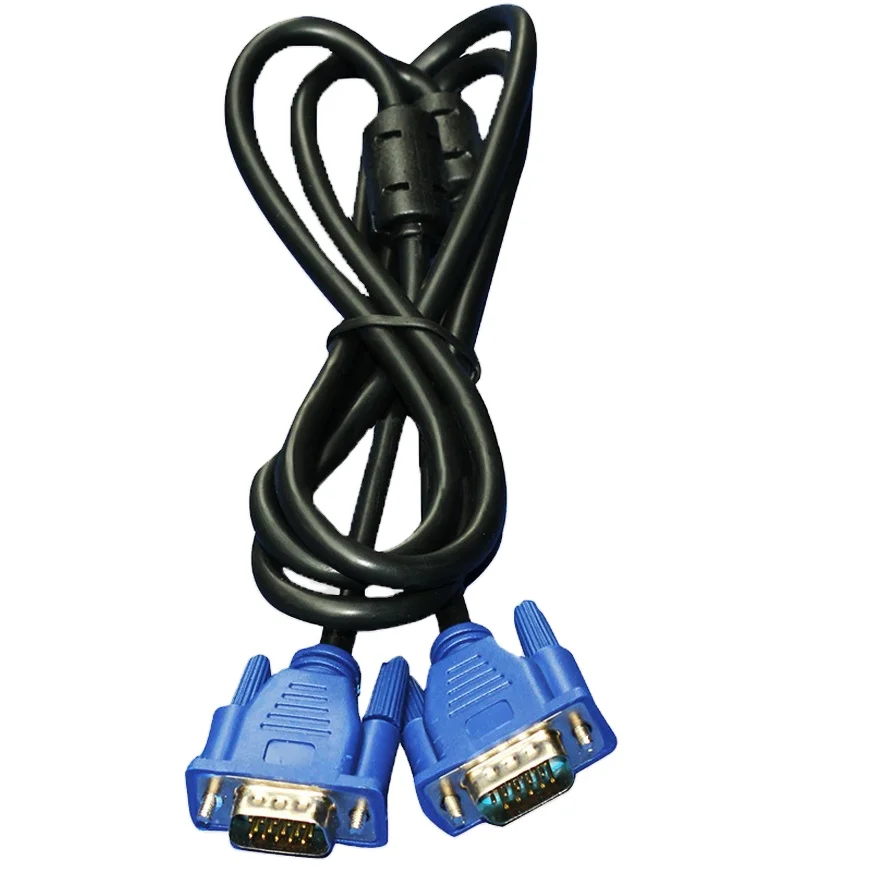 

Spot supply 1080 HD Video Vga Cable HD15M/HD15M Male To Male Vga3+8 video Cable For Computer