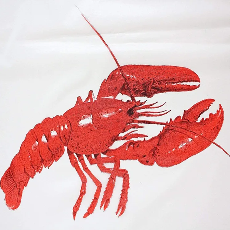 

Factory price 100 Pack Disposable Plastic Lobster Bibs for Seafood Restaurants and Crawfish Parties, Transparent