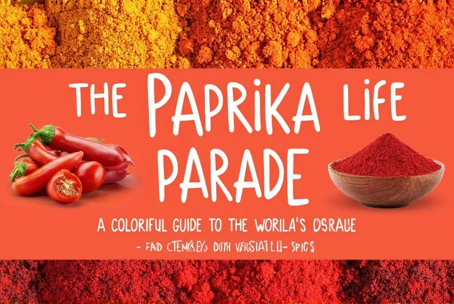 spice up your life the paprika parade a colorful guide to the world s most versatile spice