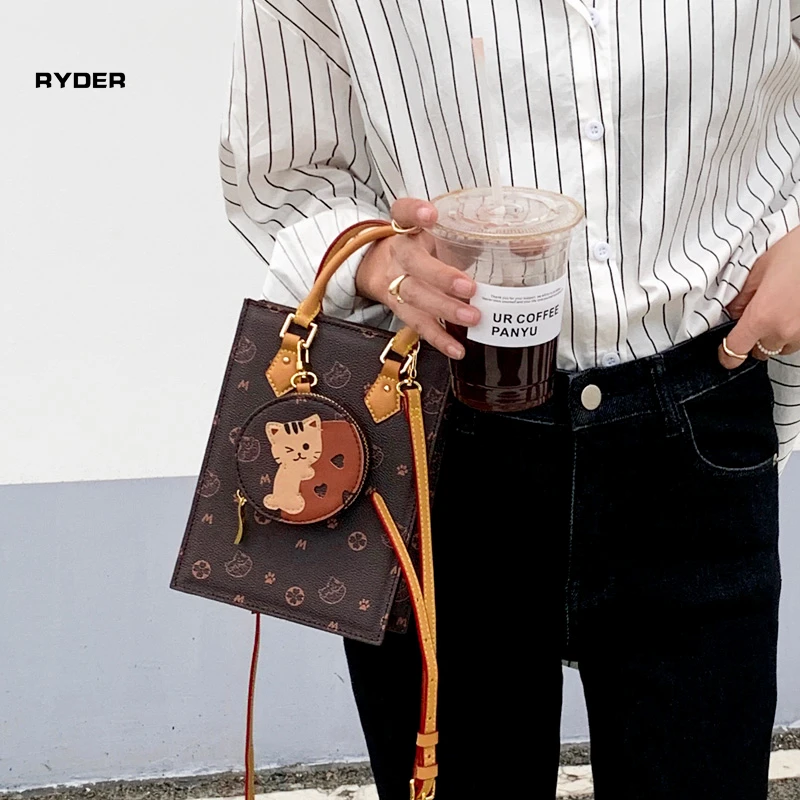 

2021 Ryder Branded high quality d classic nice luxury custom mini purse wallet canvas bag and handbag for women and men