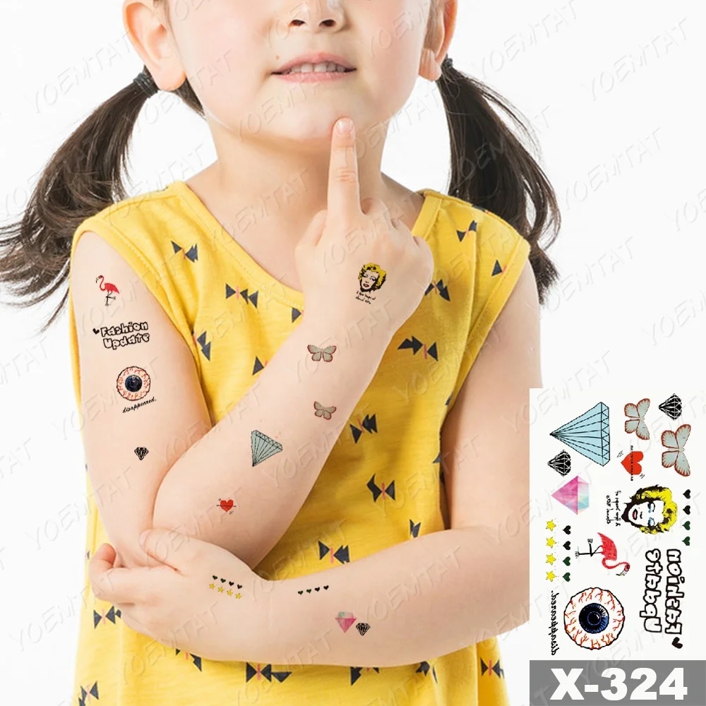 

Newest Personalized Full Arm DIY Skin Safe Water Transfer Tattoo Sticker, Cmyk