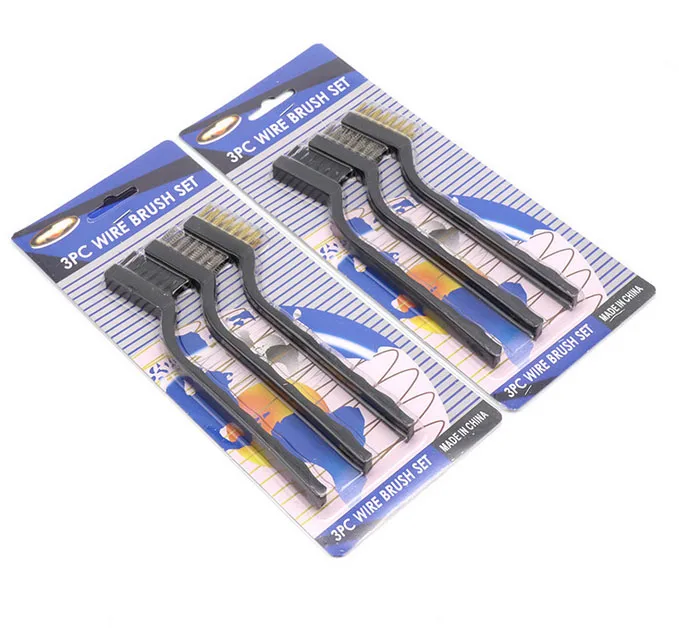

Wire Nylon Wire Brush 7 Inch Mini Clean and Rust Industrial Steel Wire Toothbrush Stainless Steel Stocked