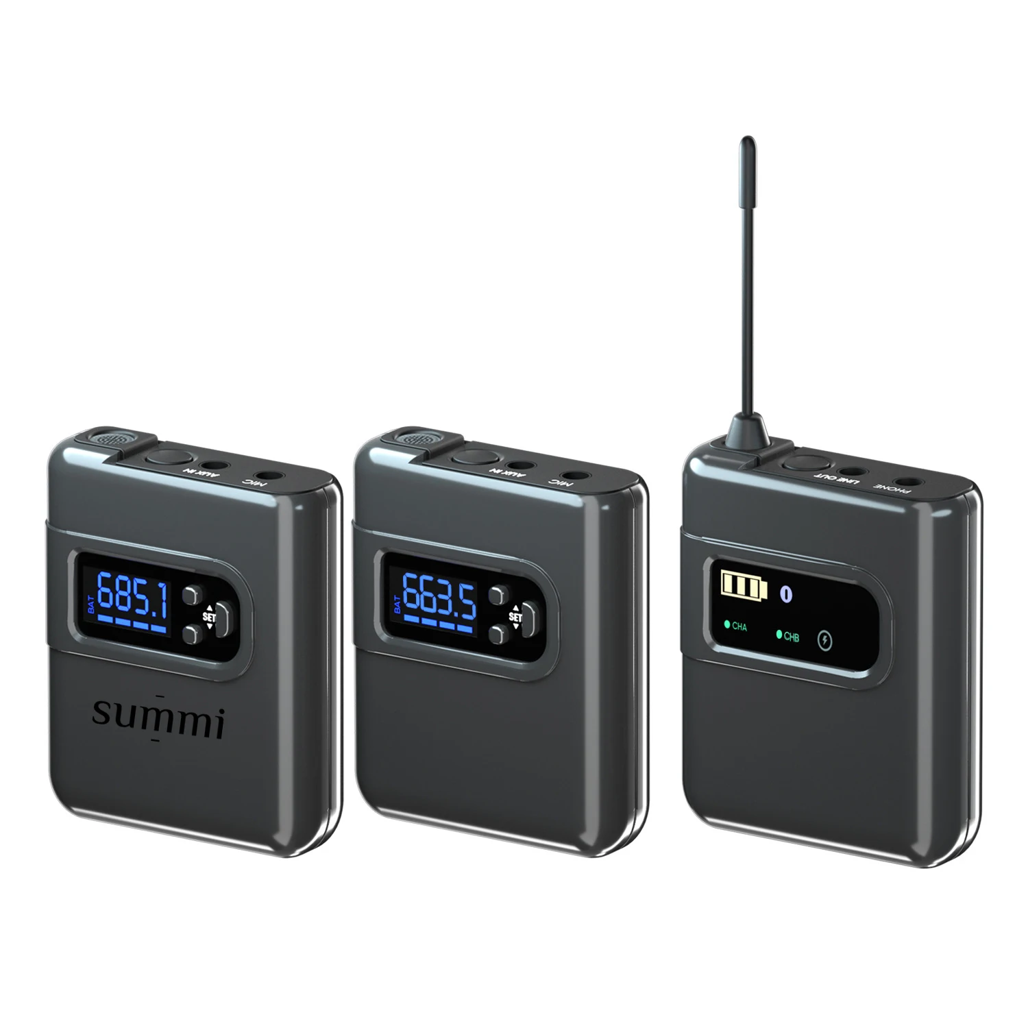 

SUM-L05 Wholesale Potable Mini Interview Wireless Lavalier Mic Recording UHF Wireless Lavalier Microphone