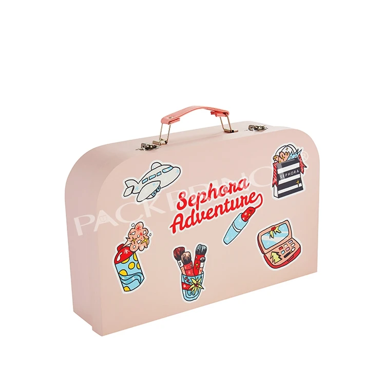 Valise Jouet En Carton De Couleur Rose 50 Pieces Emballage Faconnee Petite Valise En Papier Pour Bebe Boite Cadeau Avec Poignee Vente En Gros Buy Boite Cadeau De Valise De Bebe Petite Valise De Papier D Enfants Boite Cadeau D Emballage En Forme