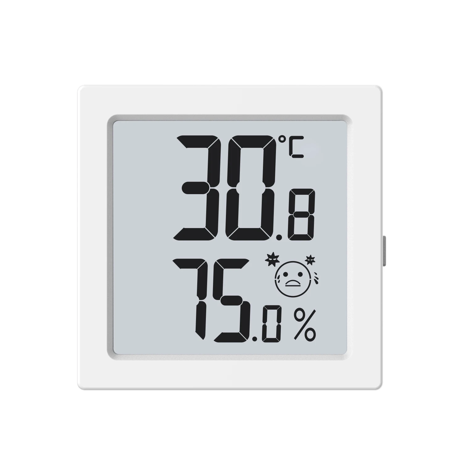 

Mini Hygrometer Thermometer Digital Indoor Humidity Gauge Monitor with Temperature Meter Sensor, White black