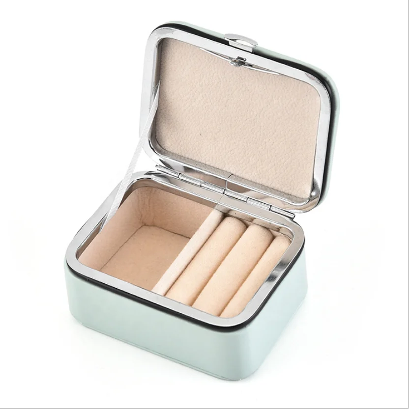 

Mini Jewelry Organizer Display Travel Jewelry Case, As picture
