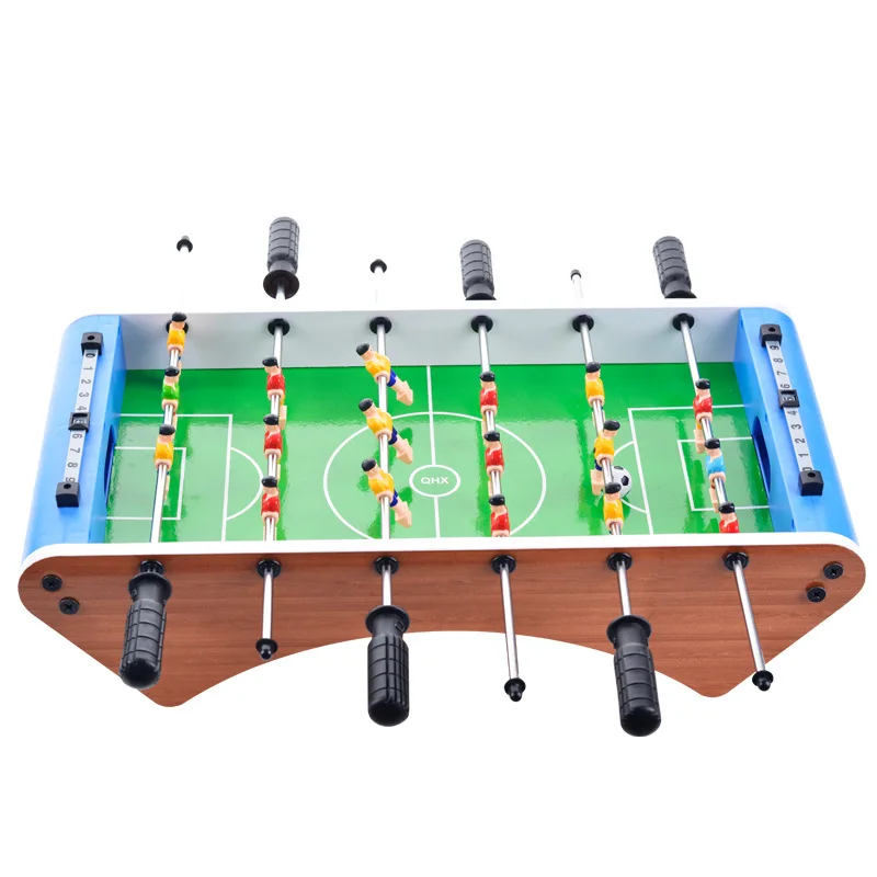 

Factory Wholesale Kids Football Table Indoor Soccer Sport Game Toys Plastic Table Soccer Table, Blue&green