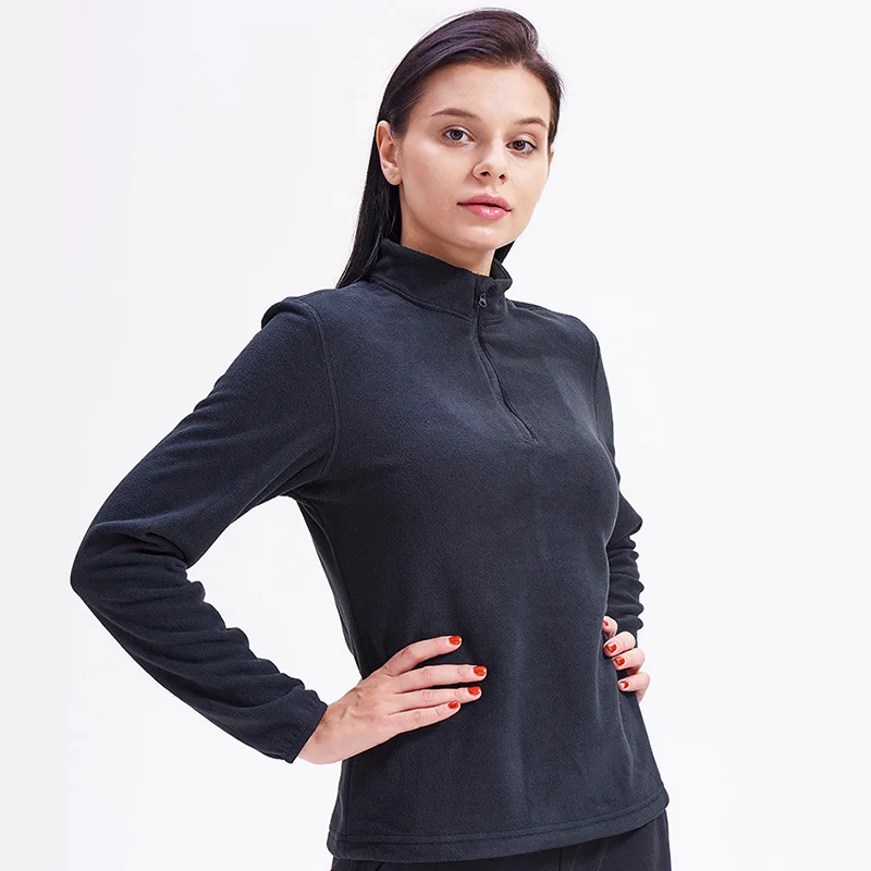 

Black Long Sleeve T Shirt Customized Large Size Women's Long Sleeve Crewneck Ladies Plain Women Eco-friendly OEM Service Adults
