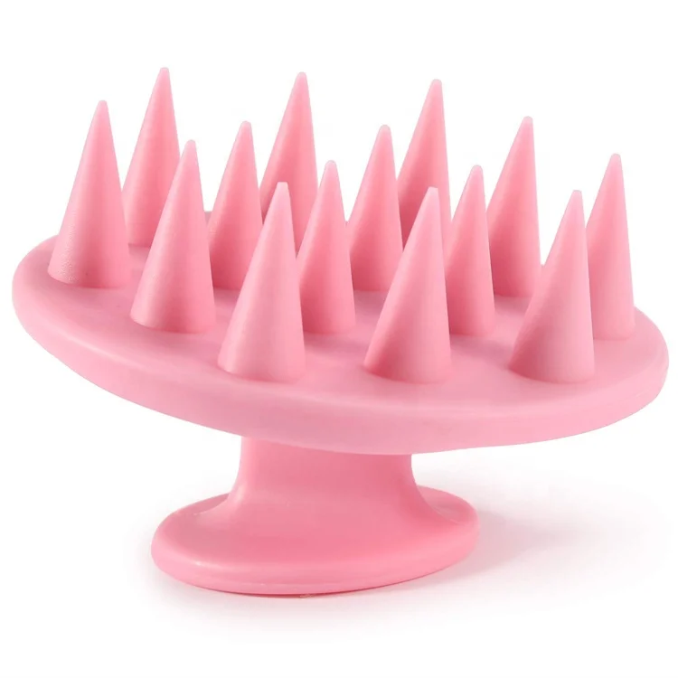 

Hair Scalp Massager Shampoo Brush with Soft Silicone Bristle, Scalp Scrubber Exfoliating, Sample color or as you wish
