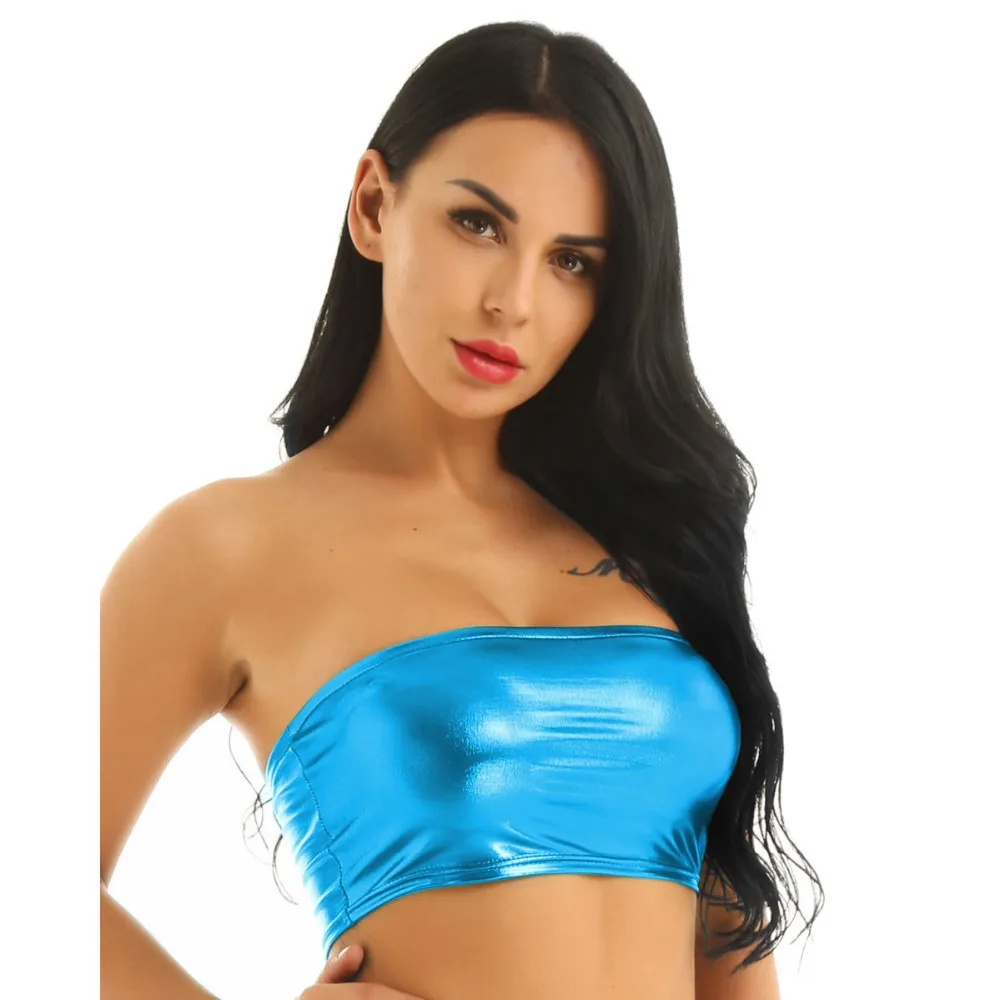 

seven colors adjustable boob tube top bra for underwear