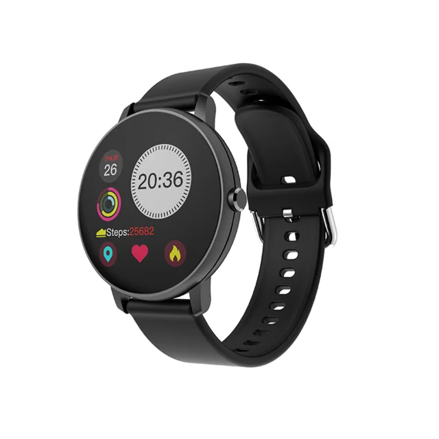 

P8Y Full Touch Smartwatch Waterproof Heart Rate Tracker Sport Bracelet PK DZ09 Smart Watch Men Blood Pressure Women, Black/gray/gold