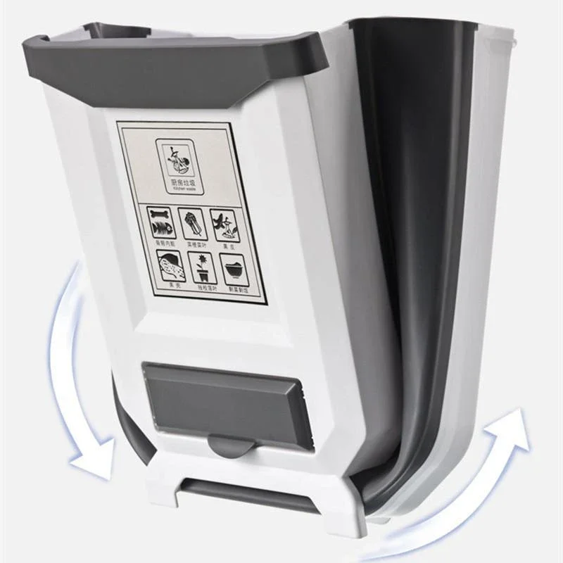 

DROPSHIPPING Hanging Trash Bin Rack Foldable Garbag Hanging Kitchen Trash Can