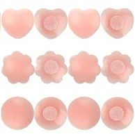 

Womens Silicone Pasties Invisible Silicone Nipple Covers Reusable Adhesive Silicone Covers