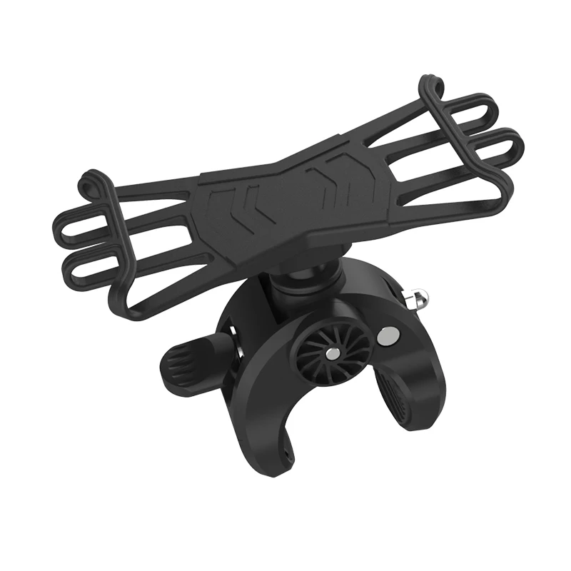 

Universal Cell Phone Bicycle Rack Handlebar and Motorcycle Holder Cradle, Black