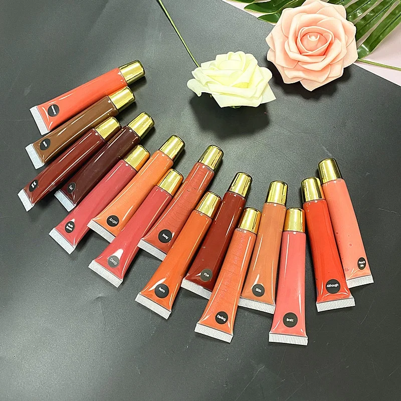 

lip gloss curelty free 15 ml moisturizing lip gloss tube wholesale glitter lip gloss