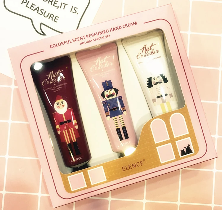

Three-piece hand cream nutcracker hand cream anti-cracking moisturizing gift box 3 in 1 moisturizing and hydrating students