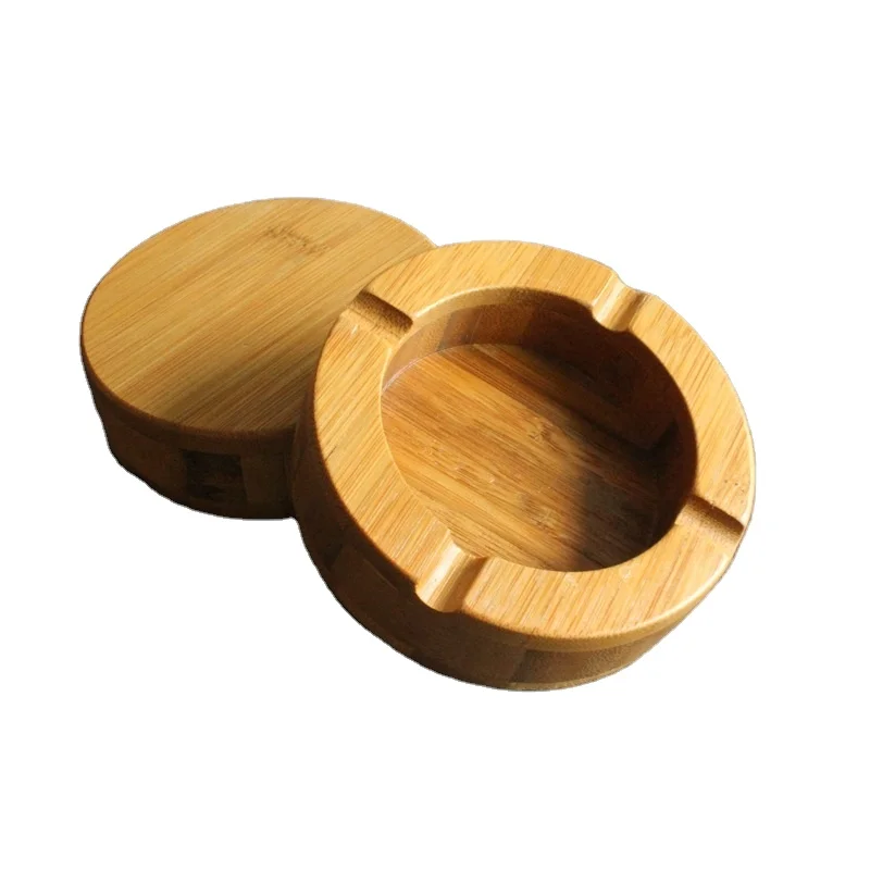 

European wooden ashtray, Natural