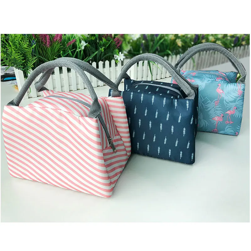 

2018 Lady Aluminum Cool Bag FIve Colors Chosen Oxford Thermal Insulation Food Cooler Bags