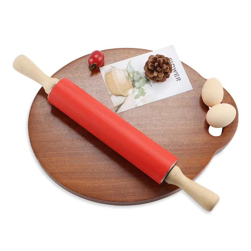 

Rolling Pin Silicone Rolling Pins for Baking PP Handle Design Best for Pastry and Pizza Dough