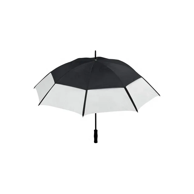 

promotion fiberglass stick 8k golf umbrella with printing logo, Customized color