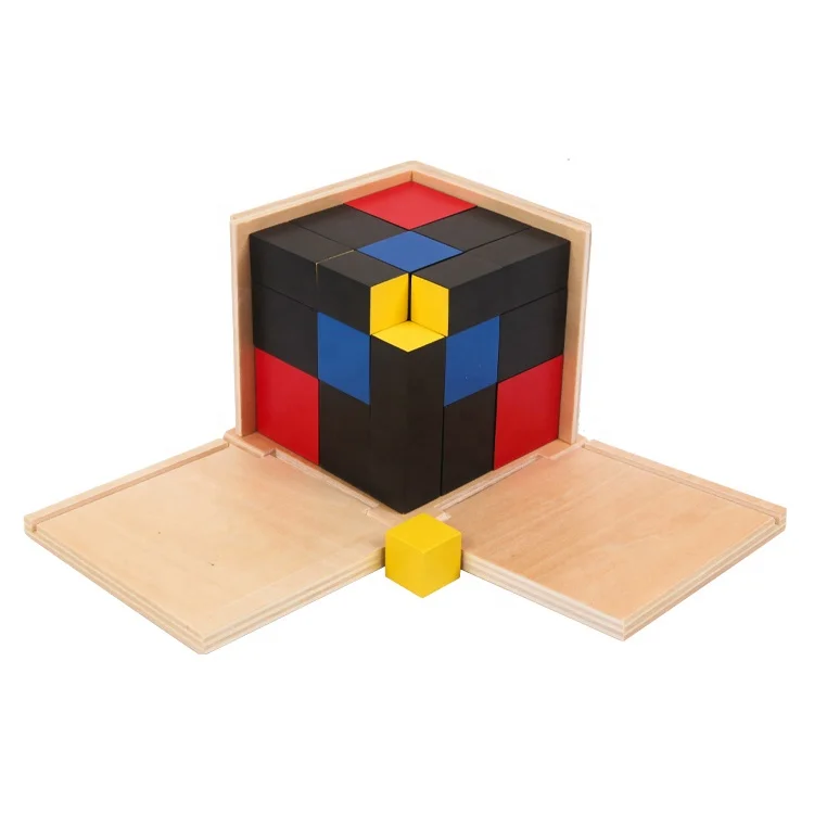 

Montessori Kids Mathematic Binomial Cube Games Children Early Learning Math Binomial Cubes