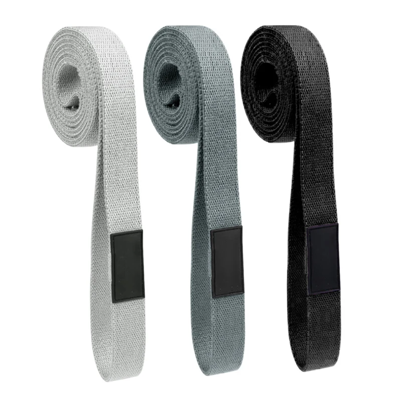 

New Design Super Comfortable Fitness Cotton Bands custom logo Loop long Elastic Hip Fabric Resistance Bands