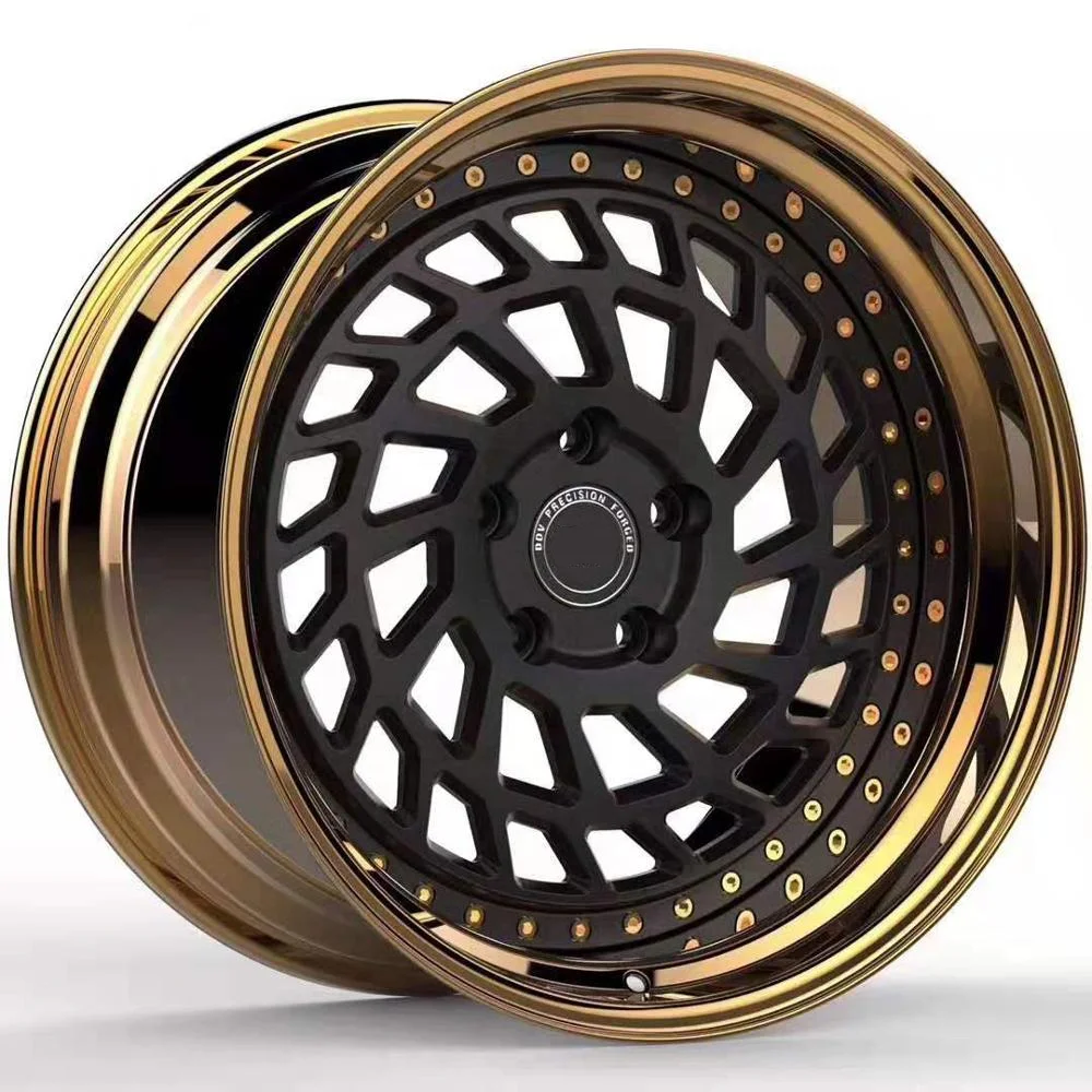

Customize deep dish lip Concave 2piece forged wheels Polish chrome 18 19 20 21 22 inch alloy car rims